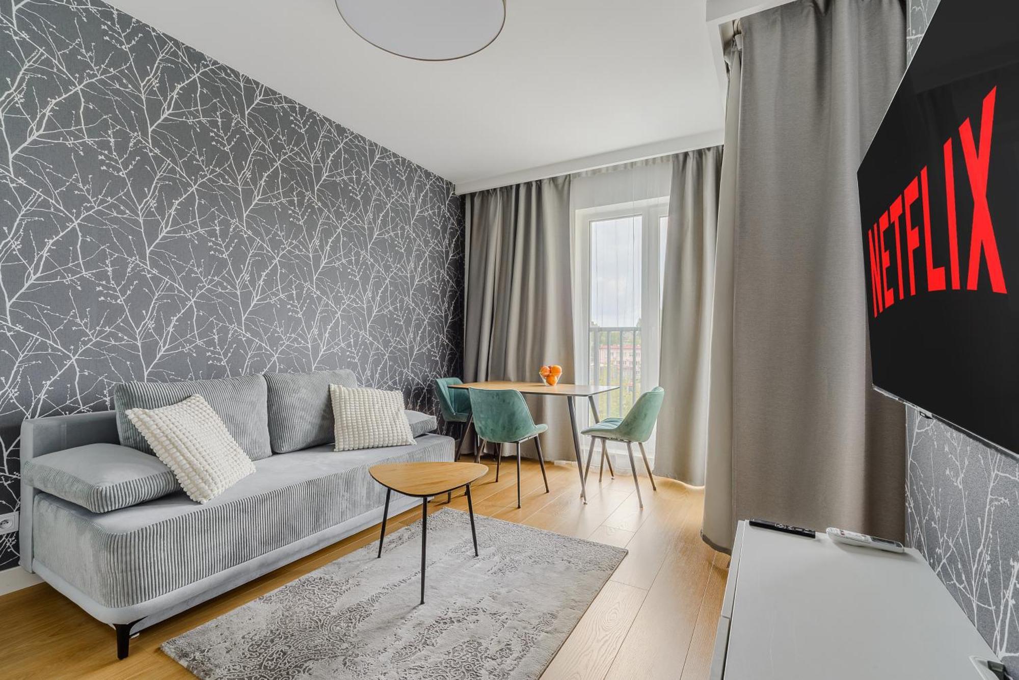 Cozy Family Apartments With Balcony Near Zlote Tarasy Warschau Exterior foto