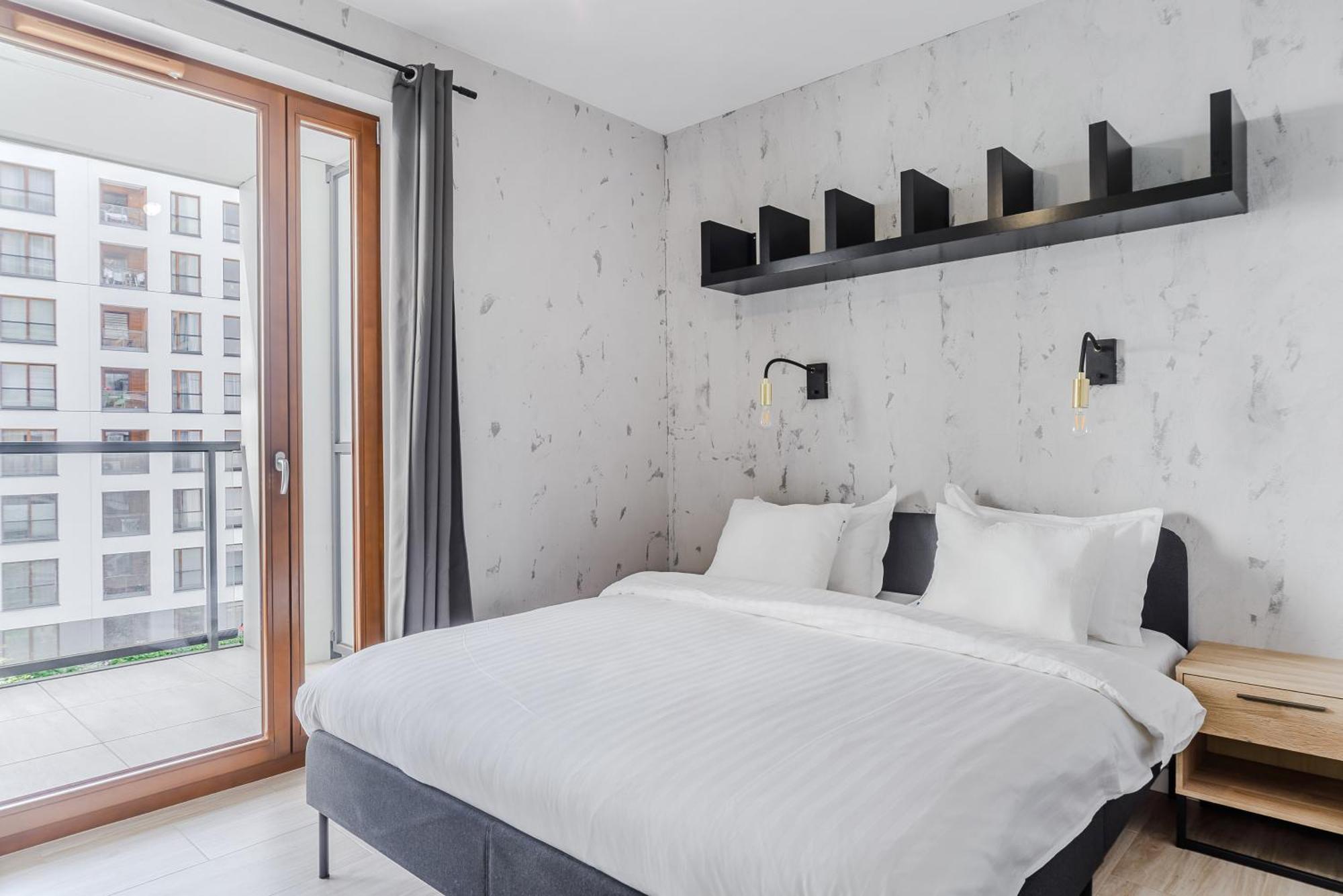 Cozy Family Apartments With Balcony Near Zlote Tarasy Warschau Exterior foto