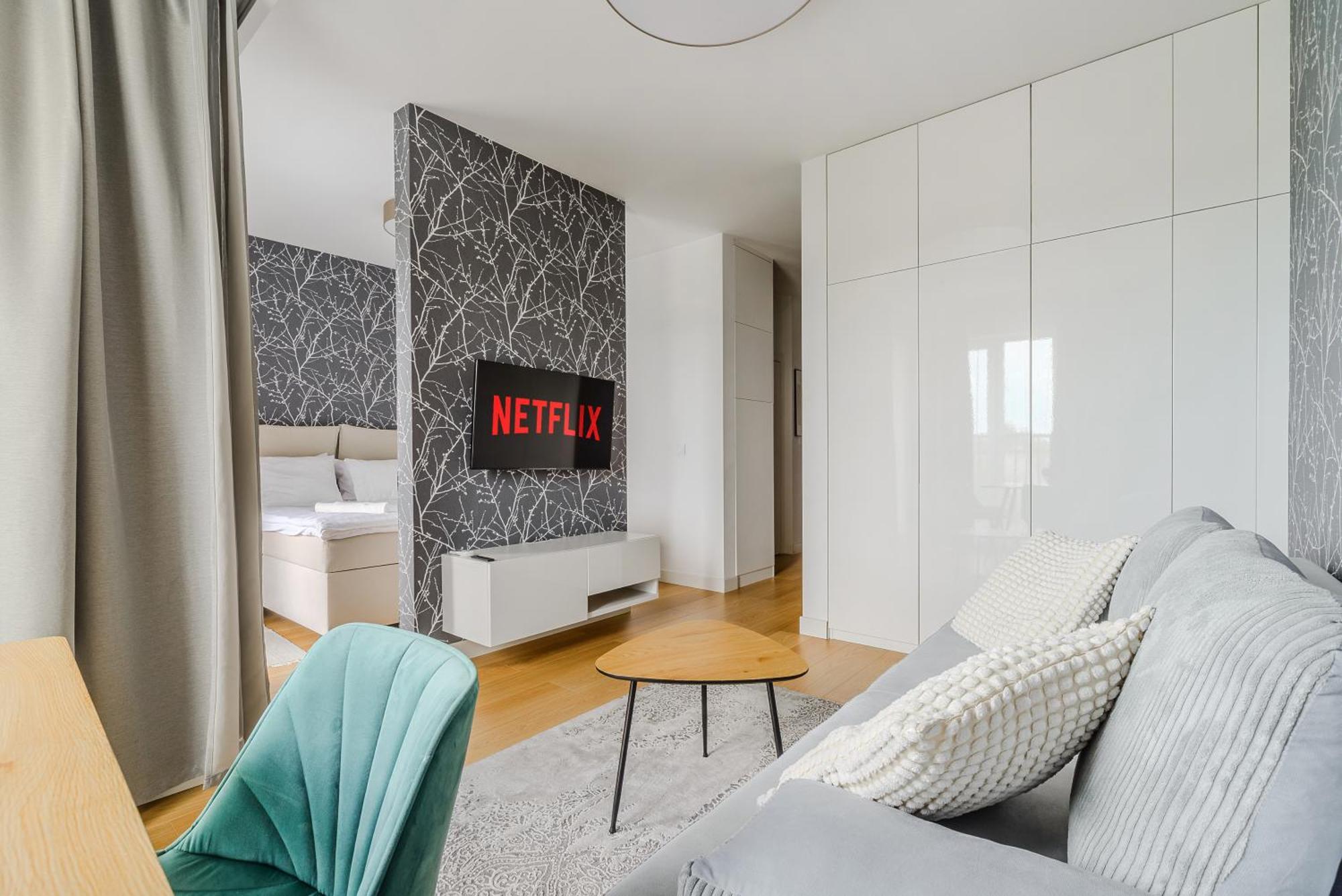 Cozy Family Apartments With Balcony Near Zlote Tarasy Warschau Zimmer foto
